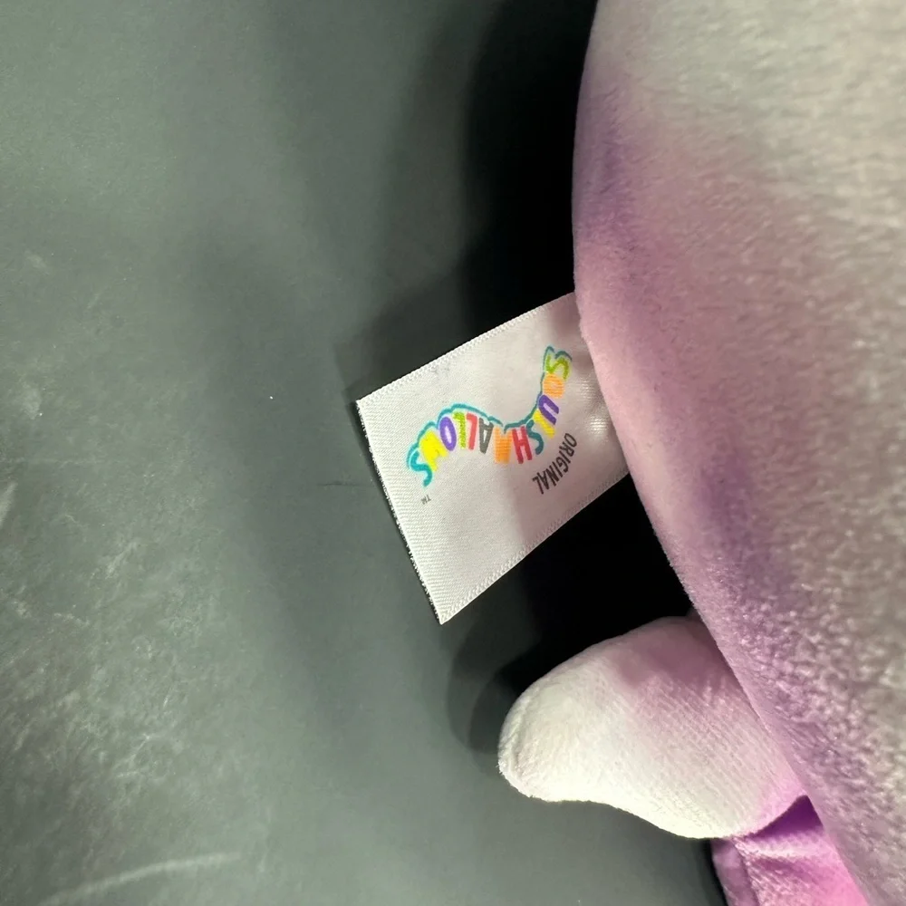 Squishmallow size 7” Pink Narwhal Plush Toy pre Owned Exellent condition